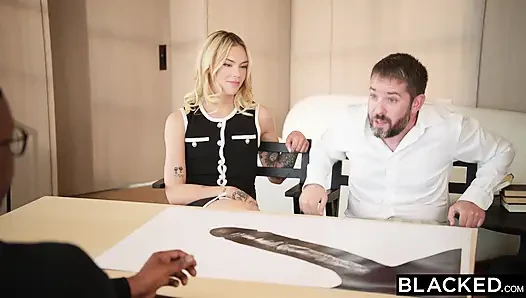 BLACKED BBC-Hungry Blonde Wife Dylan Moore Has Sneaky BBC Affair And Gets Creampied