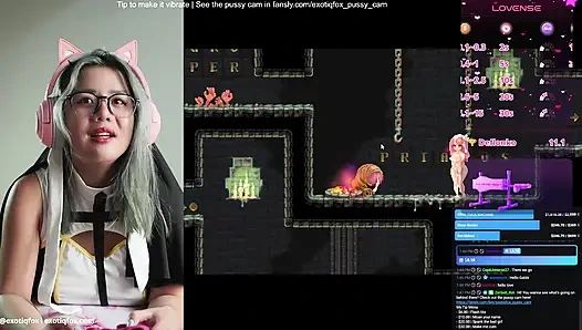 Непристойный бог геймплея - Gabbi играет как возбужденная божественная шлюшка в течке