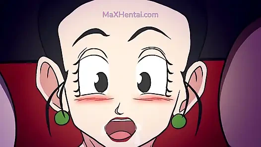 Gece kulübü grup seks: iri güzel kadın chichi tüm deliklerde sikiliyor (çizgi film anime)