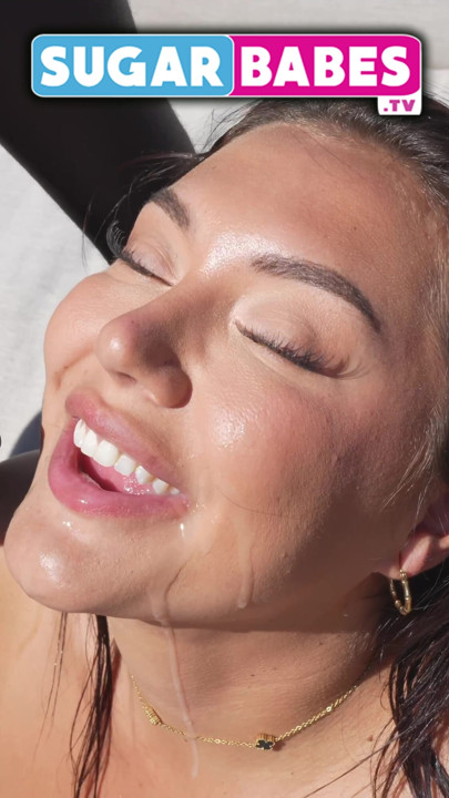 British Bombshell Facial Cumload SUGARBABESTV
