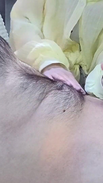 Jaw-dropping moment from "Relaxing my stepfather after work"