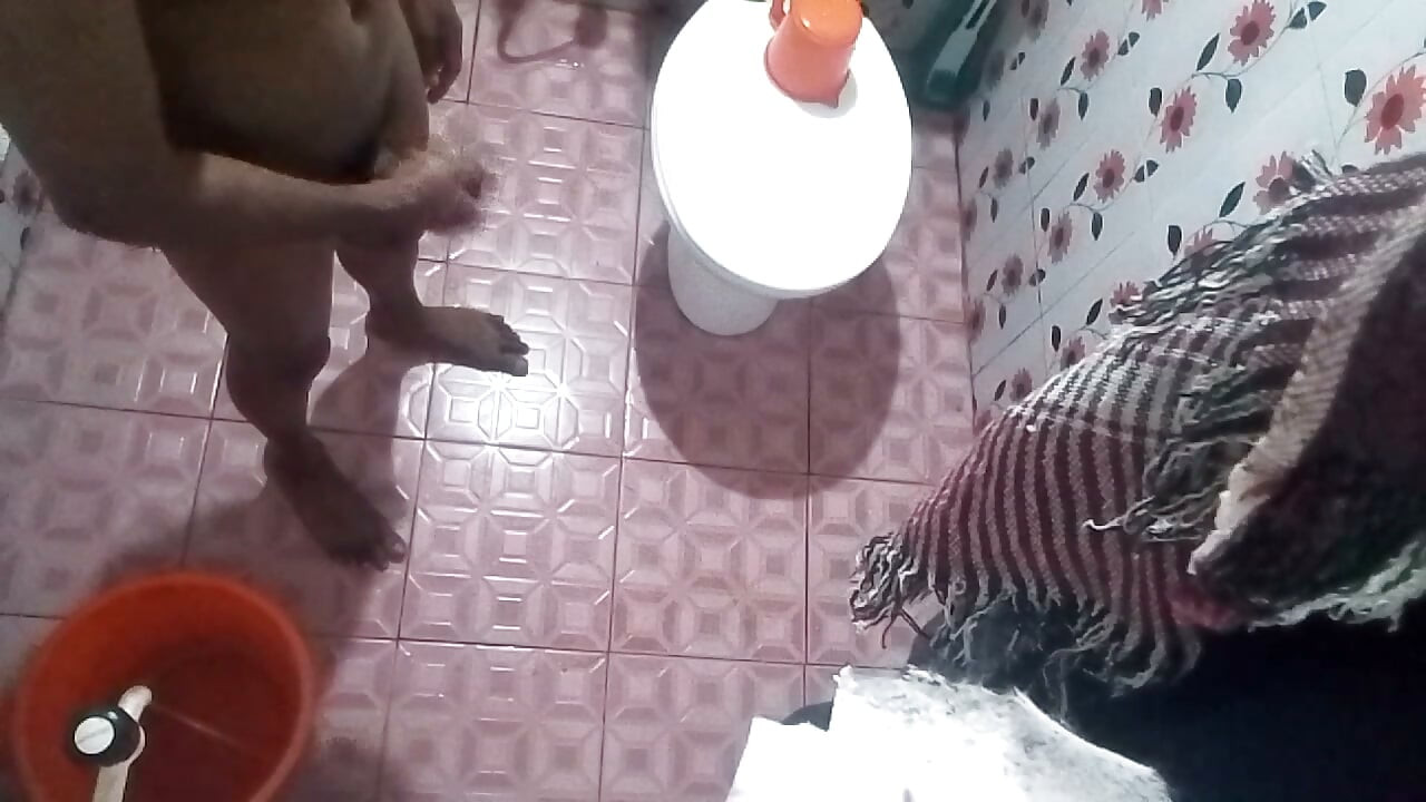 college guy Masturbation in hostel bathroom