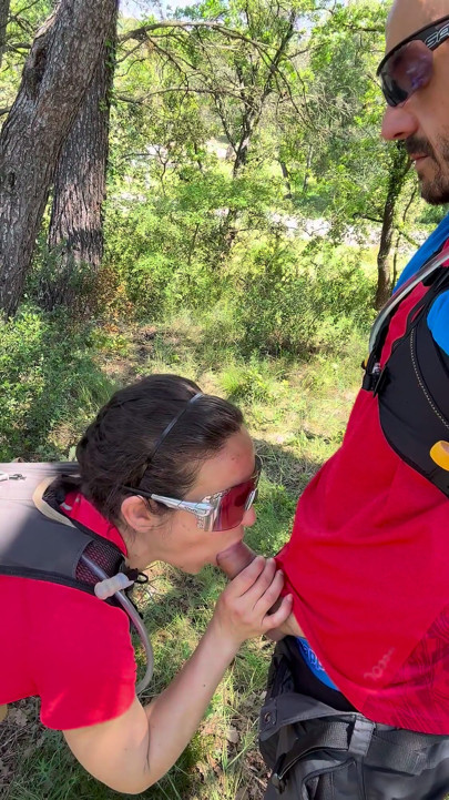 Blowjob While Hiking
