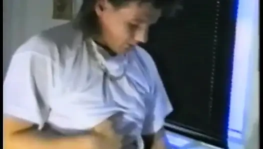 Horny cutie spreads her legs wide and gets her juicy cunt licked and fucked