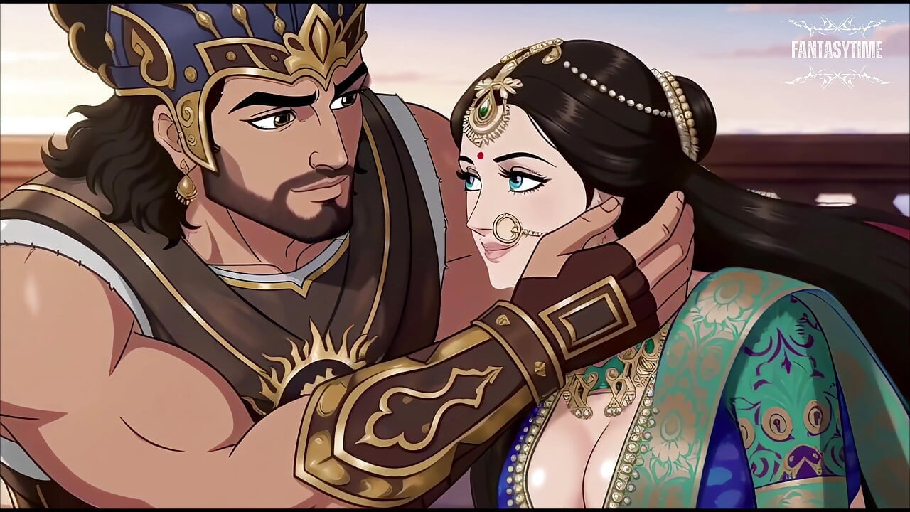 Bahubali fucked Debsena Anal on a flying ship (Bahubali parody 2)
