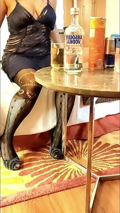 Pranya Enjoying Drinks