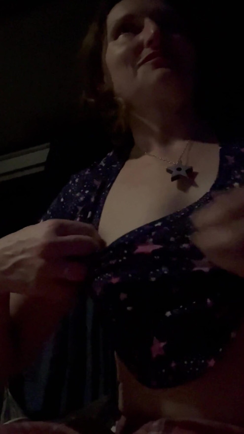 Tit flashing train striptease as I get ready for bed whilst on a 65 hour journey from L.A. to Chicago | Clip 1