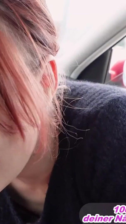 German amateur teen wants to cheat on blowjob car date | Clip 2