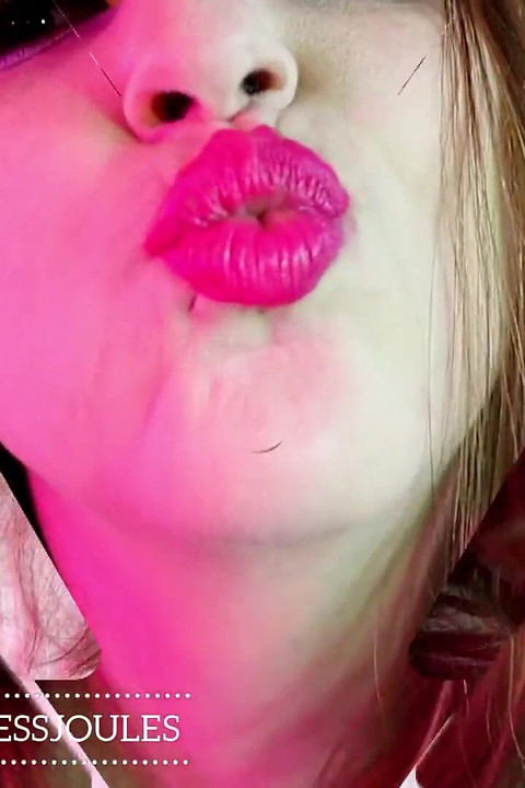 Pretty Pink Lipstick Kissing Asmr