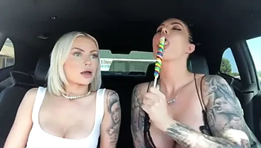 Hot Two Girls Sucks Candy