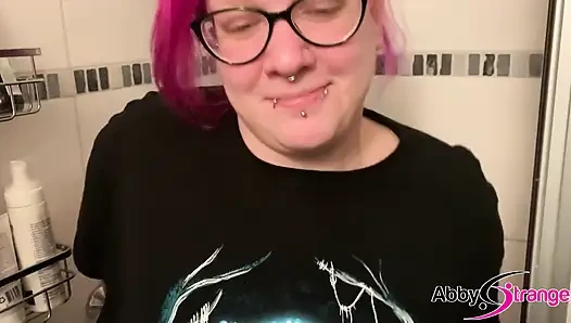 Peed in the shower and got interrupted