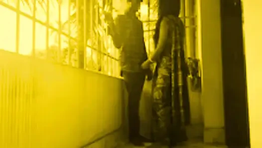 I went to Hot bhabhi's house during Rainy vacation and enjoyed a lot with my lovely bhabhi,
