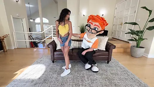 I Watched Small Tits Claire Black Bounce Naked on My Cock in PornDudeCasting