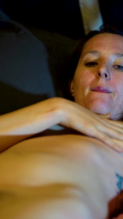 Spreading my tiny tight pussy while smoking | Clip 1