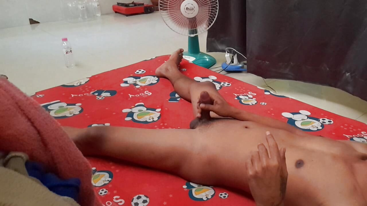 Lucky Hot Skinny man secretly has sex with INDO widowed neighbor when her stepson not at home Pt01