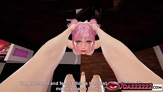 Seksi miyu pembe saç 3d hentai rule34 - oturma elle muamele frenulum yalıyor ve delikten çıkan yarakla sikiş boşalma