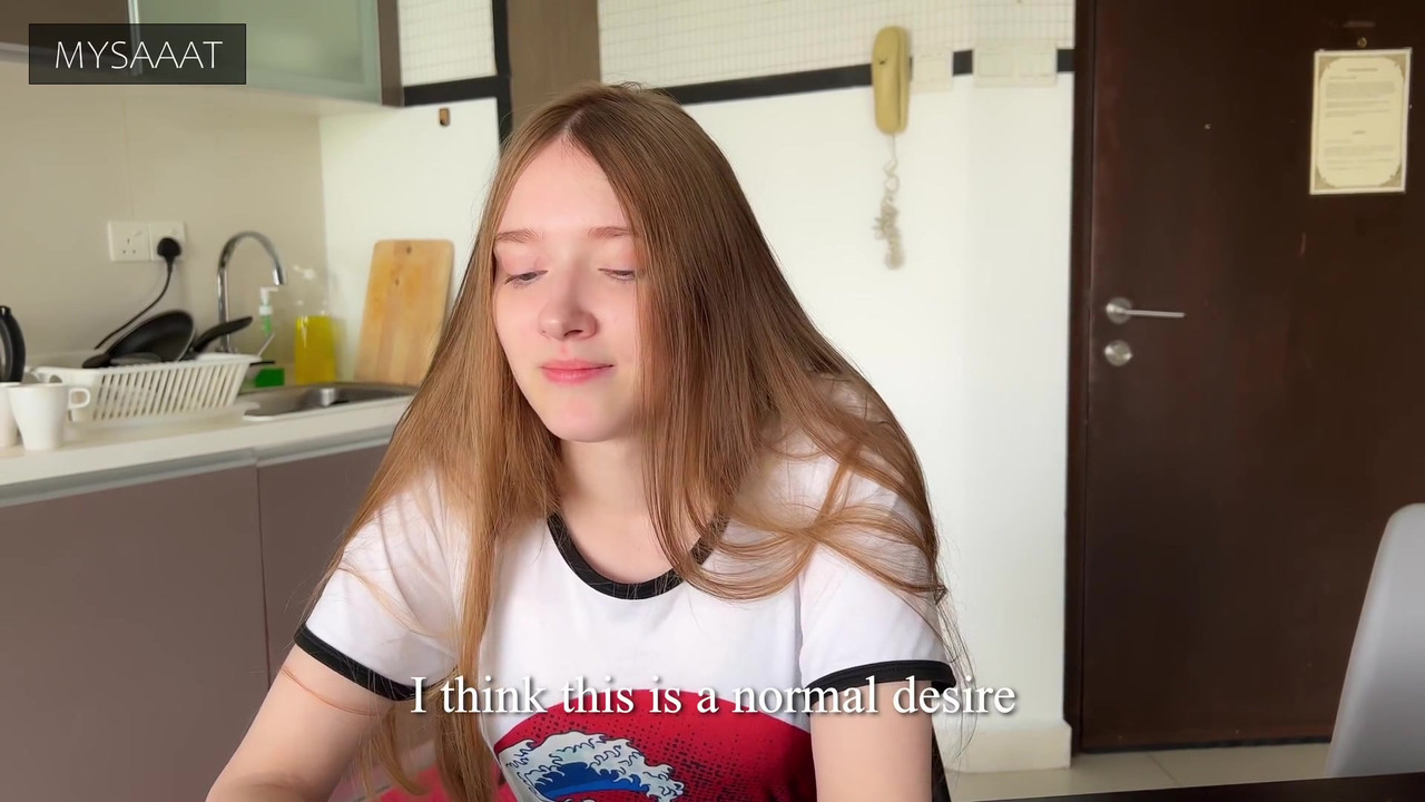 Step sister lost at chess and got a double load of cum in her pussy