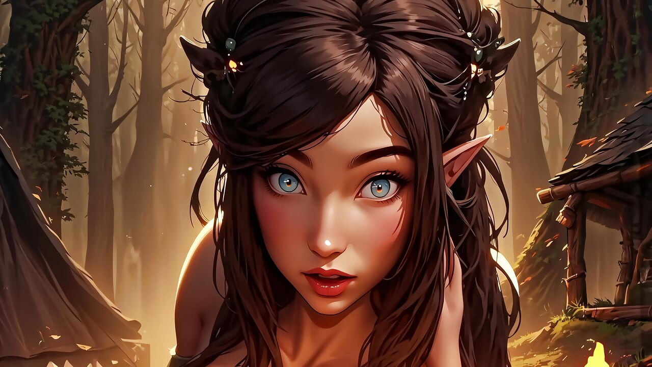 Thessia en de jager deel 2 oogcontact