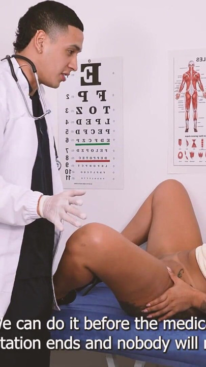 At my doctor's appointment I end up getting fucked by the doctor's big cock - Mariana Martix & Max Betancur | Clip 1