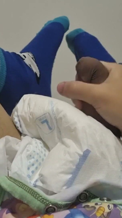 Diaper Disney Boy Cumming In His Diaper | Clip 1