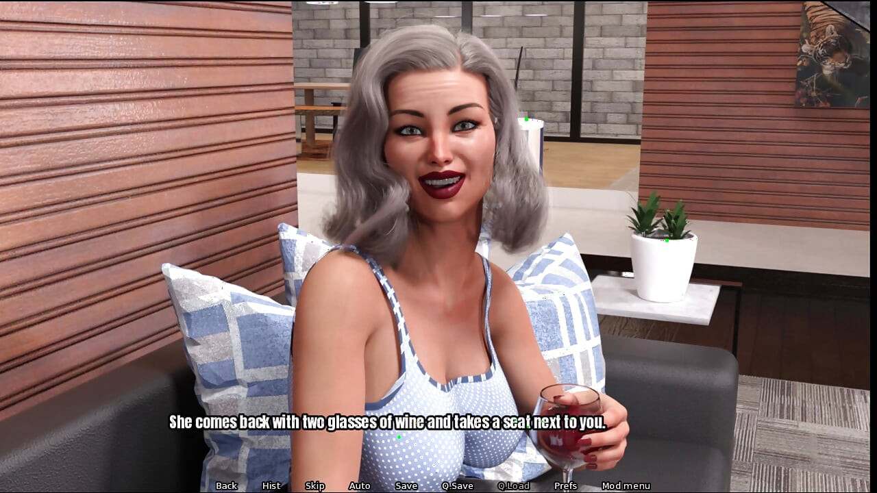 Grandma's house, we watched porn together, she really touched my dick