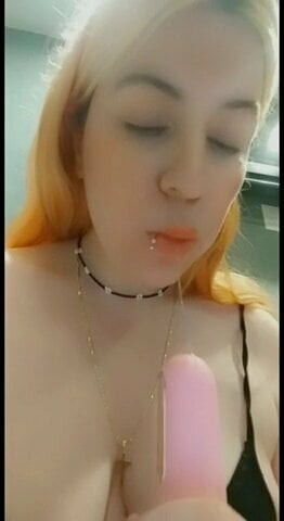 good girl slobbers all over you