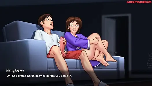 Summertime Saga part 33 By DarkCookie - Eating MILF Landlady's Huge Ass While She is in Her Bathroom