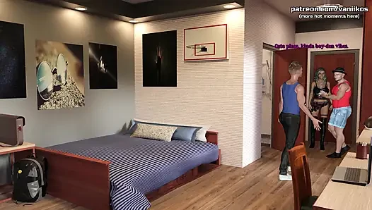 Istri nakal ini pertama kali dientot sama kontol besar pria kulit hitam di depan suaminya sendiri - kink maker
