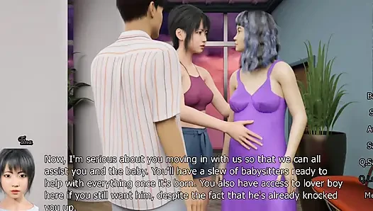 AD #24 she got pregnant and joined our nude harem