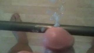 jerking my dick and cumming