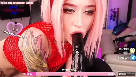Sakura from Naruto hot anal cosplay suck dildo