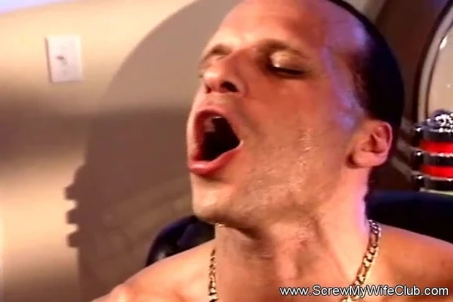 Blonde Swinger Gets Help With Anal Fuck and Messy Facial