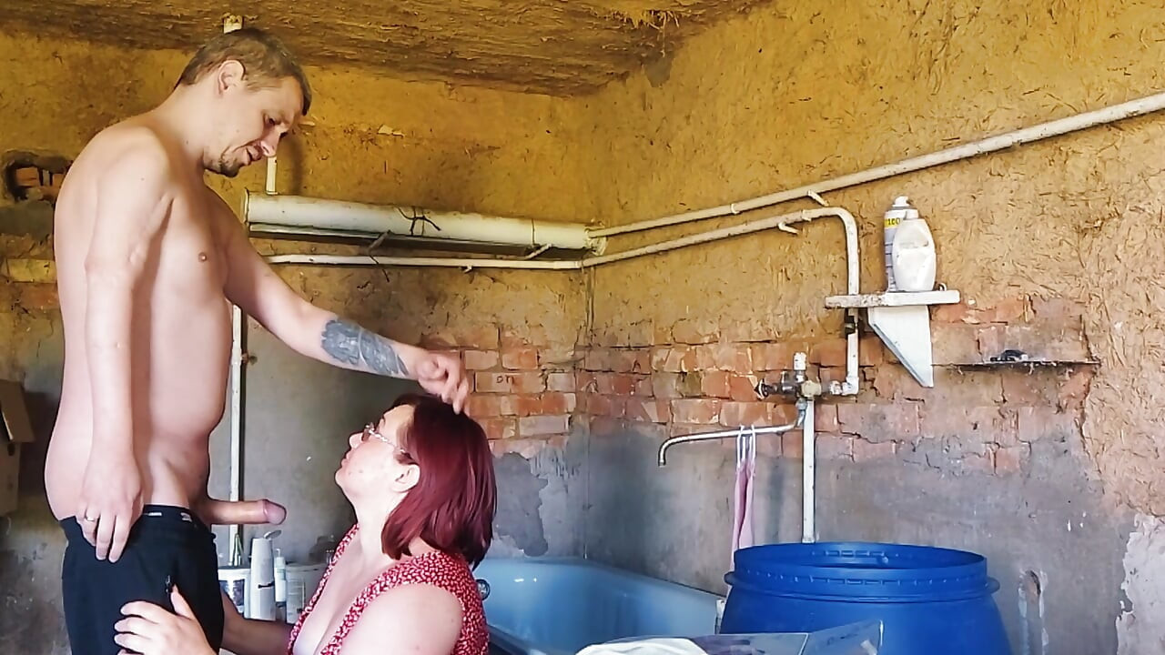 I fucked a village whore right in the barn where she was doing laundry