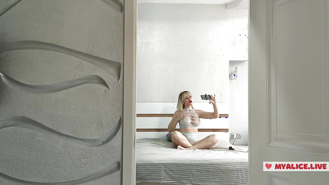 I Sent My Busty Lesbian Neighbor A Pussy By Mistake - Then I Caught Her Masturbating And That Made Me So Horny