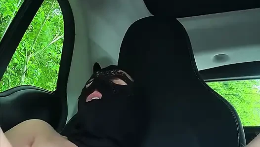 Finger My Pussy in the Car with Orgasm