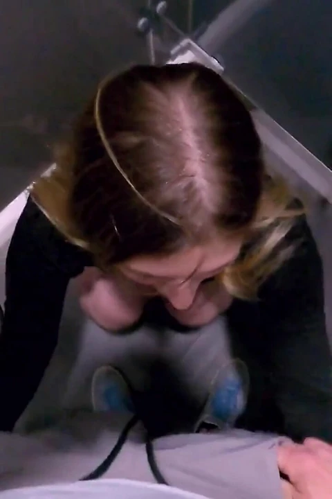 Unlucky Shoplifter Fucked in Mall Toilet - Risky Sex - POV