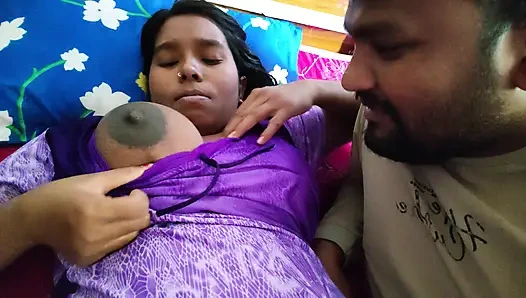 Devar apni pregnant bhabhi ka boobs suking kar raha he - desi hot young bhabhi beautiful nipple suking.