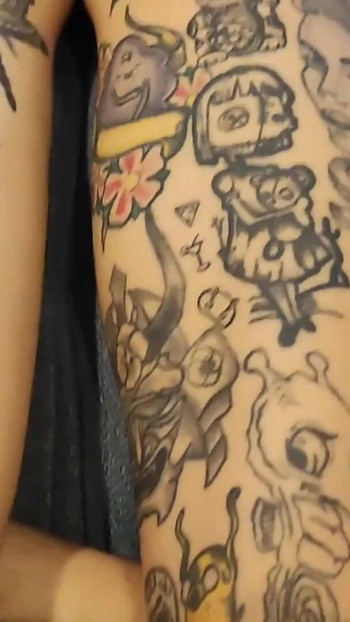 Key moment from "My girlfriend's cameltoe is marked with those panties!"