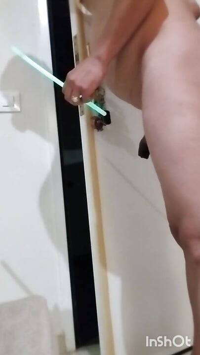 Playing with My Ass Going Out the Door