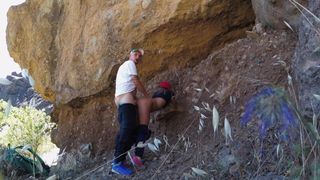 Foda amadora nas montanhas das Ilhas Canárias