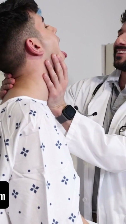 The Creepy Doctor Extract Semen From The Cutest Boy On Campus For Scientific Purposes - DoctorTapes | Clip 1