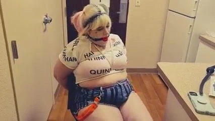 BBW Harley Quinn gagtalks