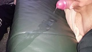 Нежелательная сперма на диване
