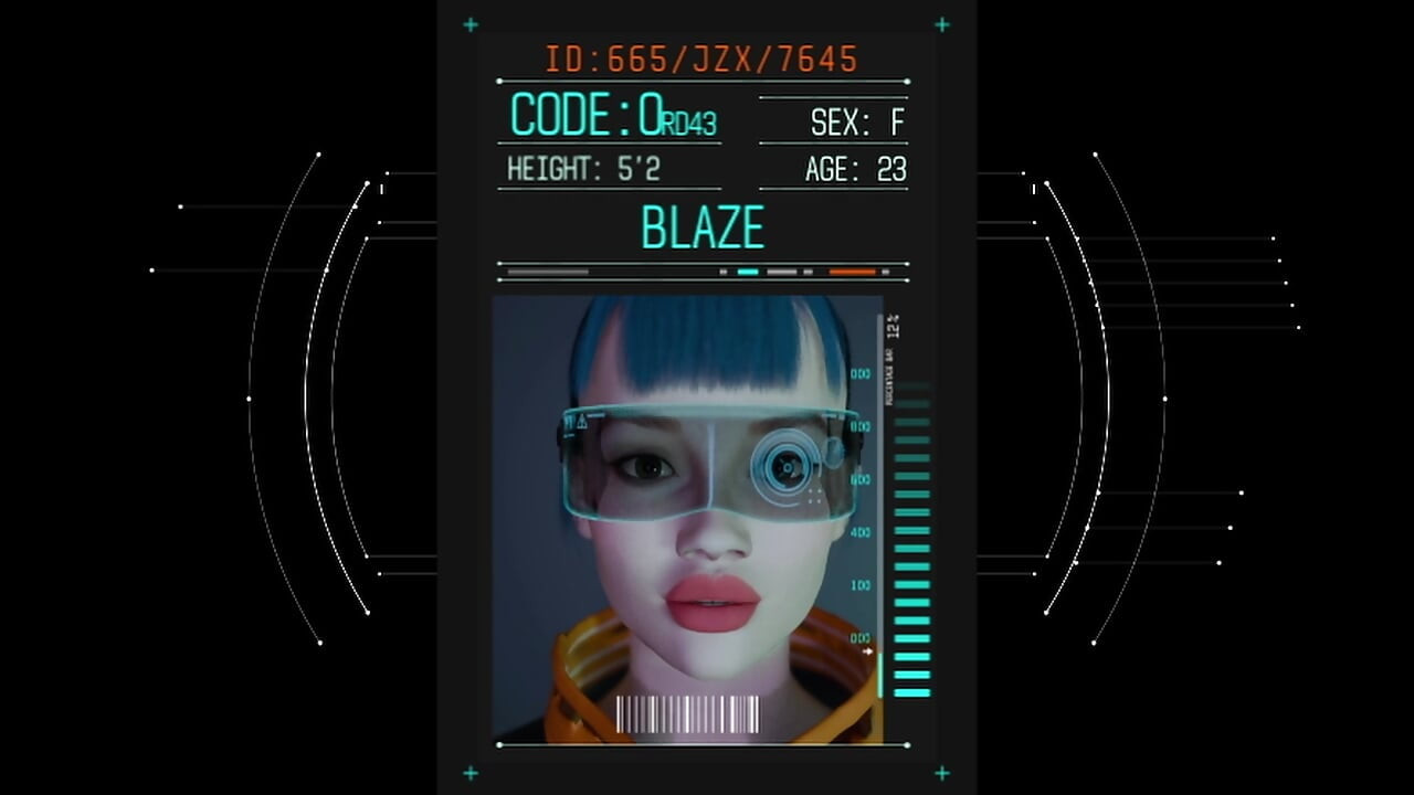 Neon Dreams 2077 - Hot cyberpunk futa fucks sexy girl - blowjob, cowgirl, doggystyle & cumshot