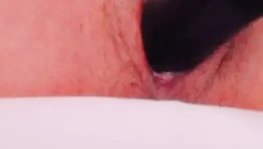 Asian teen loves playing her pussy with vibrator alone