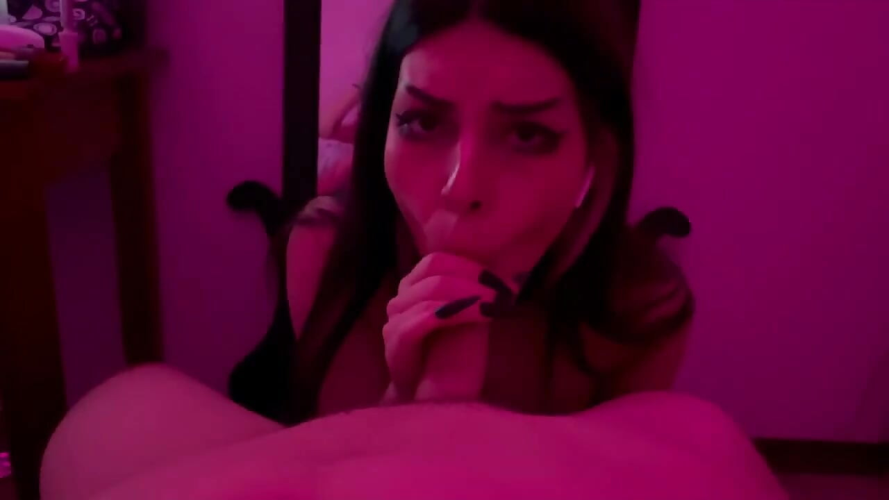 Real Couple Intimate Moment Under Red Lights