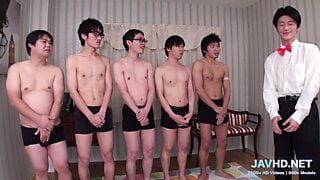 Japońska kompilacja seksu grupowego HD vol 28