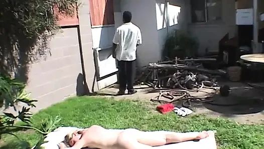 This handsome black dude with big cock wants to fill this tight pussy