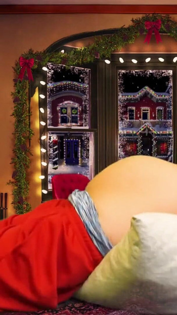 Jaw-dropping moment from "Pillow Humping in a One-Horse Open Sleigh (XXXmas ecstasy - Hanukkah Hoe - Kinky Kwanzaa) "