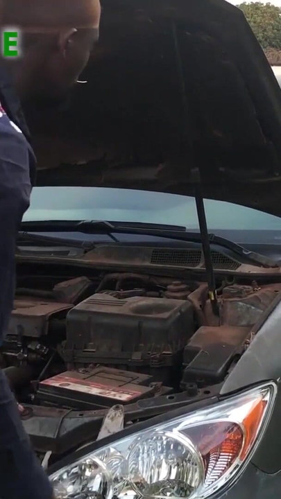 Memorable moment from "Her car got damaged on the road, I had to help her out both with her car and pussy"